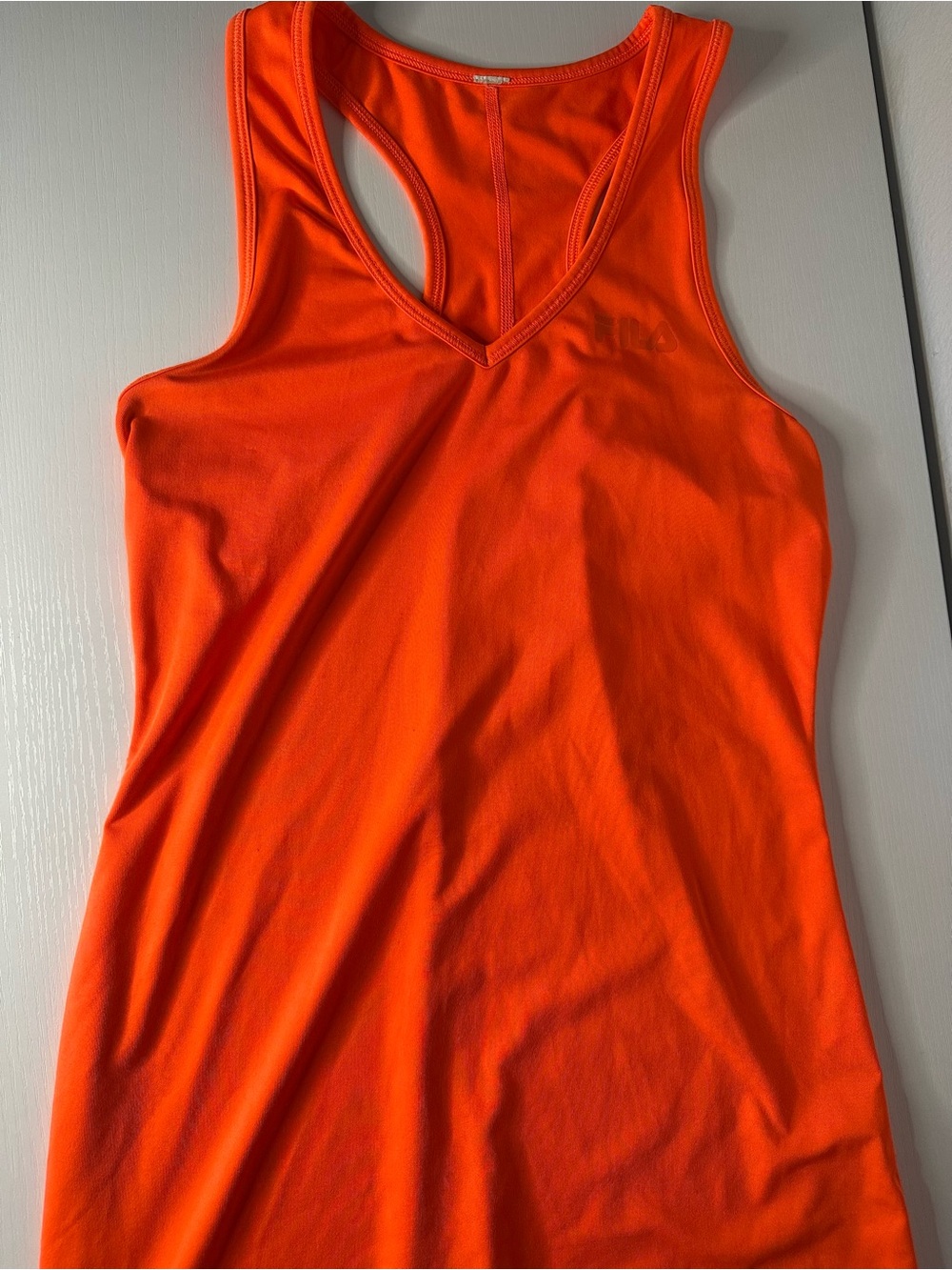 Fila Women’s V-Neck Racerback Tank Top - Orange